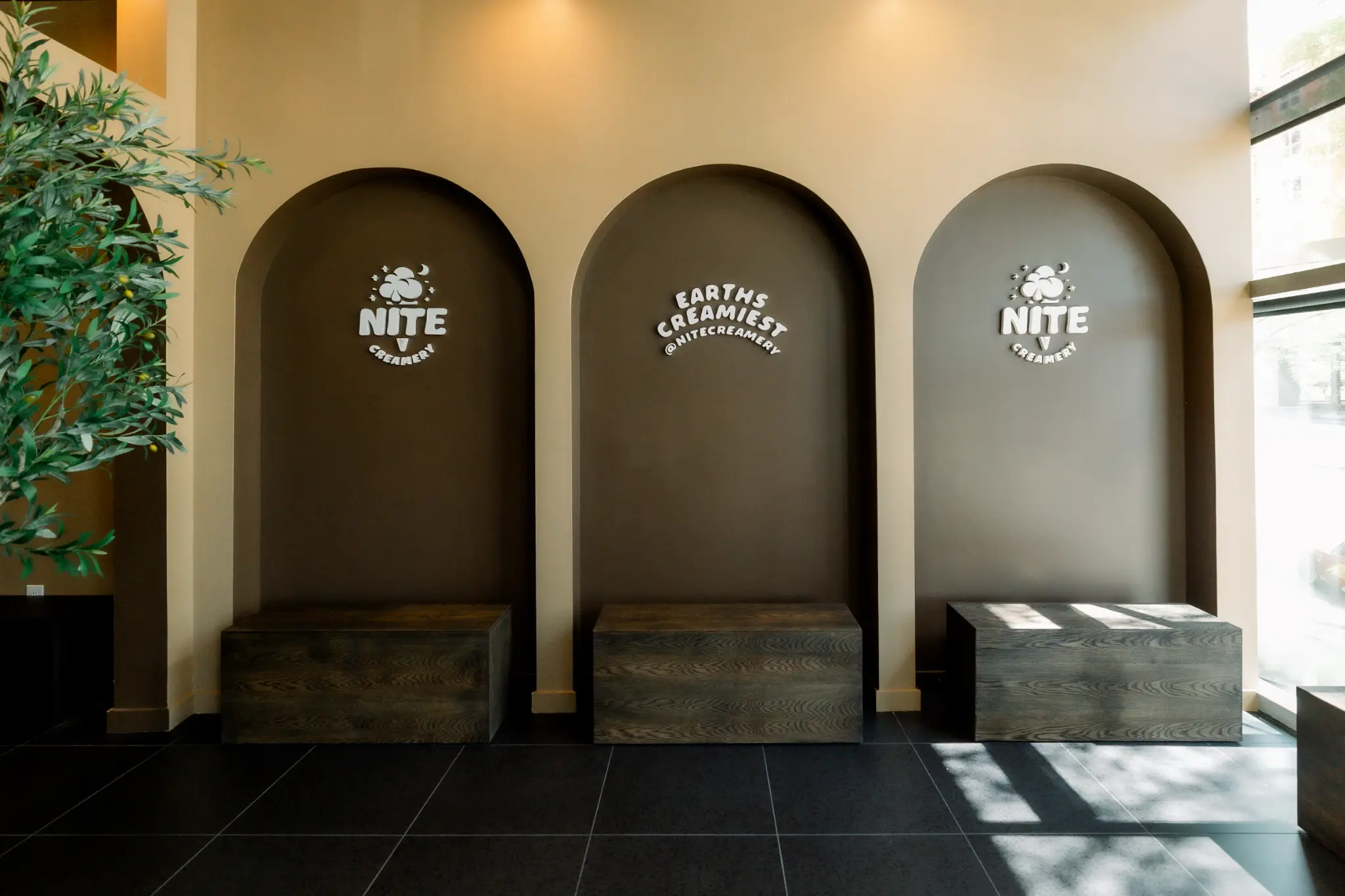 Nite Creamery signature interior design