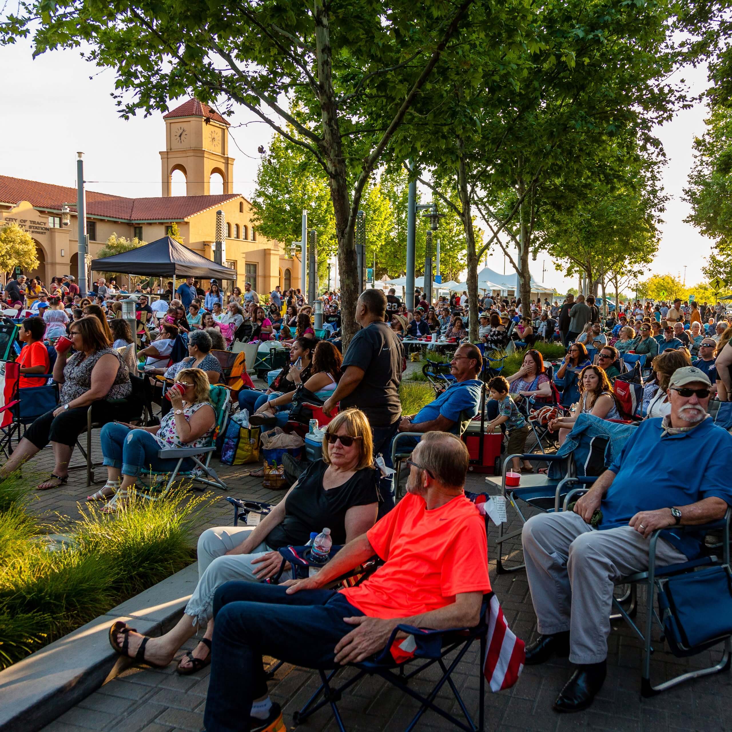Tracy community event downtown
